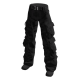 Black Camo Cargo Pants