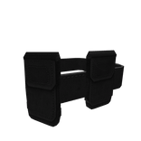 Black Cargo Pocket Military Bracelet