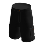 Black Cargo Short Pants 🖤