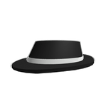 Black Cartoony Fedora