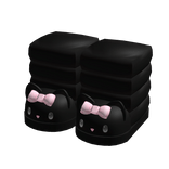 Black Cat Boot Slippers