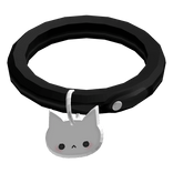 ♡ black cat collar