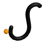 Black Cat Tail w/ Jingle Bell
