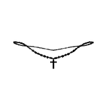 Black Chain With Cross