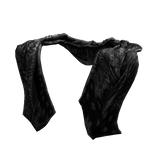 Black Checkered Scarf 