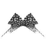 Black Cheetah Print Cheer Bow