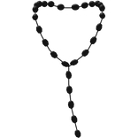 Black Chinese Agarwood Beaded Necklace