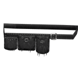 Black Chrome Cross Grunge Bag Belt