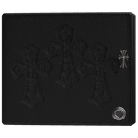 black chrome hearts wallet