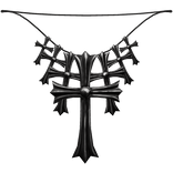 Black Chrome Necklace