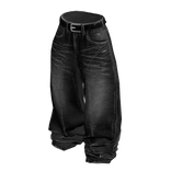 Black Classic Baggy Denim Jeans