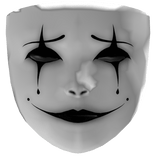 black clown mask