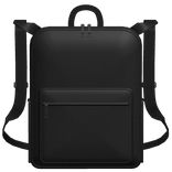 Black Compact Canvas Backpack