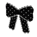 Black Coquette Bow for Korblox