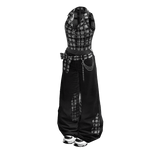 Black Cottagecore Plaid Outfit