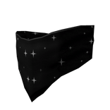 Black Cowboy Mask With Stars