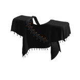 Black Cowboy Poncho