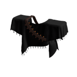 Black Cowboy Poncho