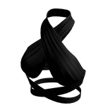 Black Crop Top With a Waistband