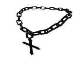 Black Crucifix Chain