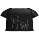 black cute anime shirt