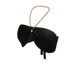 Black Cute Bikini Chain Top