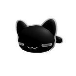 Black Cute Cat On Head