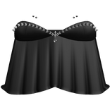 ♡ black cute dress emo moe spikes