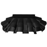 (Black) Cute Ruffled Skirt
