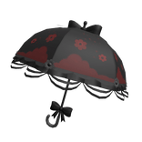 Black Cute spring bloom umbrella