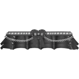 black cute studded skirt