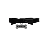 black cutecore mutt dog collar 3.0