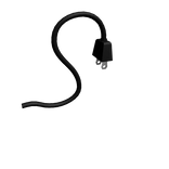 Black Cyber Kitty Cat Tail