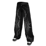 Black Cyber Sigil Jeans