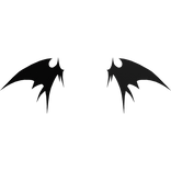 Black Dark Devil Wings