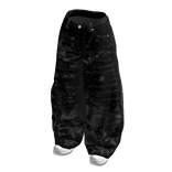 Black Denim Low Rise Y2K Baggy Jeans