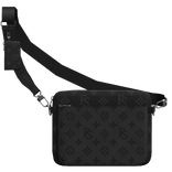 Black Designer Crossbody Bag