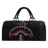 Black Designer Shark Duffle Bag [Hand Held - 1.0]