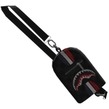 Black Designer Shark Messenger Bag [Front - 1.0]