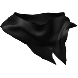 Black Distressed Neck Scarf