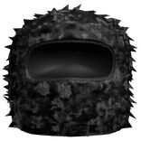 black distressed ski mask