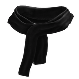 (Black) Distressed Torn Scarf