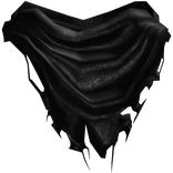 Black Distressed Torn Scarf