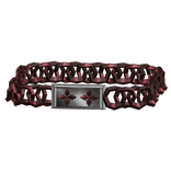 Black Double Chrome Emo Bracelet