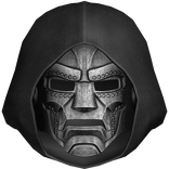 Black Dr Doom Mask w/ Hood