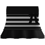 ♡ cute black & white striped ruffle dress w bow