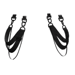 Black Elite Suspender Waist Straps V2