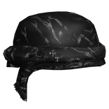 Black Emo Chrome Keffiyeh Headwrap