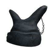 Black emo cotton beanie