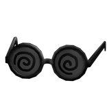 Black Emo Grunge Eyeglasses - Dizzy